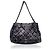 Timeless Chanel Bolso de solapa de nylon con estampado abstracto Rock in Moscow Gris