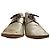 Autre Marque Chaussures en cuir à lacets eb.a.gos Doré - vue 3