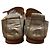 Autre Marque Chaussures en cuir à lacets eb.a.gos Doré - vue 7