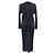 Issey Miyake Polyester-Cardigan-Jacke PLEATS PLEASE PP55-JA102 Schwarz - Ansicht 3