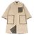 Abrigo Trench de Algodón Fendi FF0741 Beige
