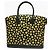 Borsa Louis Vuitton Lockit MM Vernis Dot Infinity Nero Giallo - vista 2