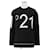 Autre Marque N°21 Big Logo 100% Wool Sweater Black  ref.2570476