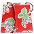 Bally Borsa a spalla con stampa di fragole Rosso