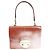 Autre Marque Mini borsa Morgan in lucertola marrone