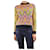 Autre Marque Multicolour zig-zag wool jumper - size S Multiple colors  ref.2570625