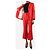 Autre Marque Rotes Baumwollmischanzug-Set - Größe UK 8 - Ansicht 4