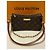 Pochette Louis Vuitton Liv in pelle marrone scuro - vista 2