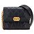 Portafoglio a catena Boy Matelassé Chanel in pelle caviar nera Nero