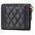 Portafoglio a catena Boy Matelassé Chanel in pelle caviar nera Nero - vista 2