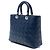 Dior Blau Große Lammleder Cannage Lady Dior - Ansicht 2