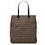 Fendi Braune Zucchino Canvas Tasche