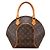 Borsa Louis Vuitton Monogram Ellipse PM Marrone