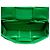 Borsa a Spalla Mini Cassette Maxi Intrecciato di Bottega Veneta Verde - vista 6