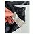 Trench coat trasparente vintage Courreges nero M - vista 12