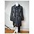 Trench coat trasparente vintage Courreges nero M - vista 14