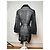Trench coat trasparente vintage Courreges nero M - vista 15