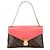 Louis Vuitton Monogram Pallas Chain Schultertasche Braun Pink