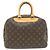 Louis Vuitton Monogram Bowling Vanity Handbag Brown - view 2