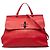 Bamboo Sac à main quotidien en cuir rouge large avec bambou Gucci
