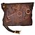 Borsa a mano Gianni Versace in tessuto marrone
