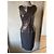 Vestido Dior de cuero lana y seda negro - vista 2