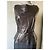 Vestido Dior de cuero lana y seda negro - vista 4