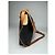 Sac à main en cuir vintage Courreges 2Way noir marron - vue 11