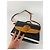 Sac à main en cuir vintage Courreges 2Way noir marron - vue 14