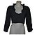 Pinko kurze gesteppte Jacke schwarz