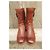 Botines Biker 4Stitcminirang Free Lance de cuero marrón claro - vista 4