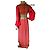 Abito lungo rosso in jersey e lurex oro Pierre Balmain - vista 8
