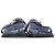 Kelly Sandali Hermès Empire in Pelle Scamosciata Blu - vista 2