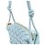 Borsa Candy Loop Bottega Veneta in pelle blu chiaro - vista 5