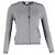 RED Valentino Knopf-Cardigan aus grauer Wolle