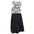 Self portrait Midi-Kleid aus lila Polyester mit floralen Guipure-Spitzendetails von Self-Portrait