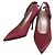 Pumps in satin Valentino Garavani per la notte Marrone Bordò