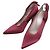 Pumps in satin Valentino Garavani per la notte Marrone Bordò - vista 10