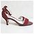 Autre Marque PICHE Riemchen Sandalen mit Absatz Braun Bordeaux - Ansicht 2