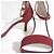Autre Marque PICHE Riemchen Sandalen mit Absatz Braun Bordeaux - Ansicht 5