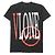 Autre Marque Camiseta de algodón VLONE Fragment Design Negro