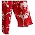 Top corto Medi FLOWER CAMO de Kenzo Blanco Roja - vista 3