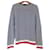 Autre Marque Zanone Wollstrickpullover Braun Weiß Rot Grau