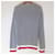 Autre Marque Zanone Wollstrickpullover Braun Weiß Rot Grau - Ansicht 2