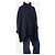 Crimson Navy blue oversized cashmere poncho - One size - view 3