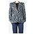 Autre Marque Blaue Cord-Jacke mit Paisley-Muster - Größe UK 12 - Ansicht 3