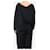 Diane Von Furstenberg Schwarzer Pullover mit weitem Ausschnitt - Größe L  - Ansicht 2