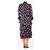Autre Marque Schwarzes Polka-Dot-Midi-Kleid mit Rüschen im Tie-Dye-Design - Größe UK 12 - Ansicht 2