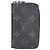 Portafoglio Zippy Vertical Monogram Eclipse Louis Vuitton Nero Monogramma