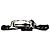 Belt bag in nylon con stampa zebra bianca e logo Burberry Bianco - vista 3